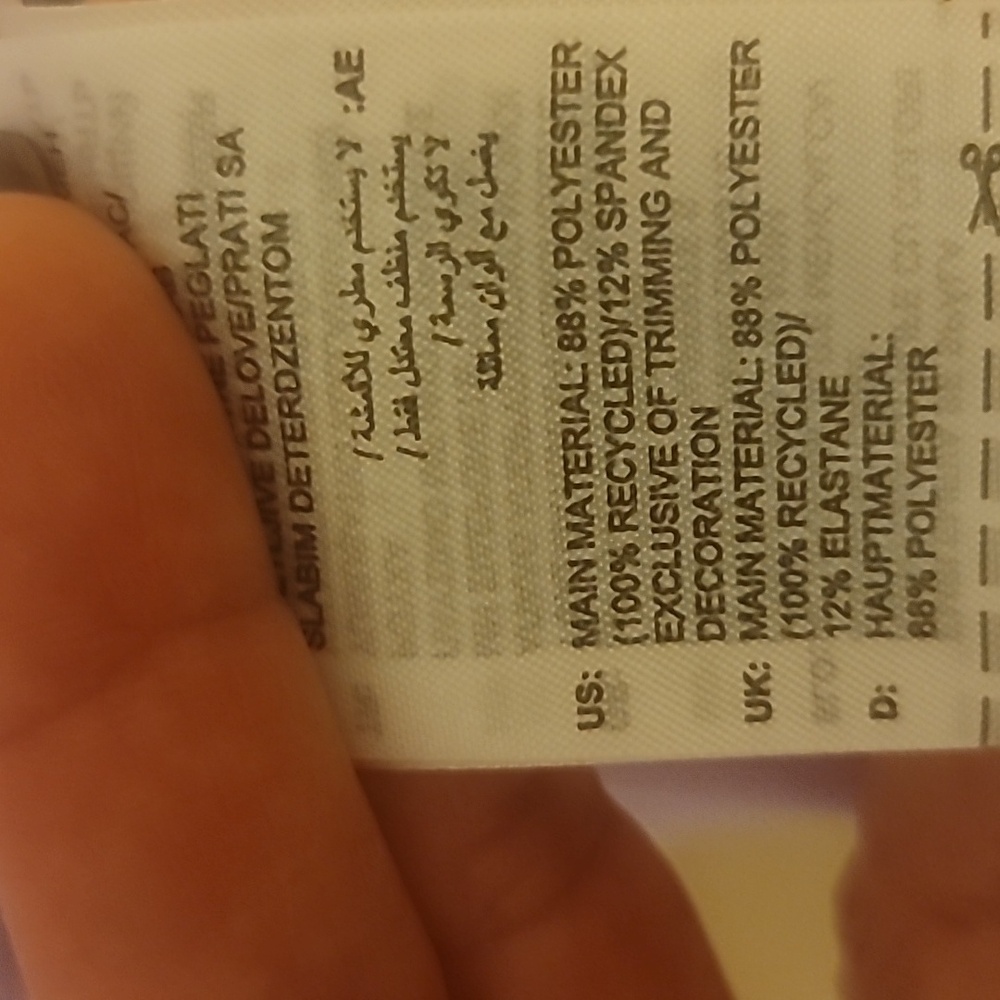 Adidas Dry Fit Womens Light Purple Short Sleeve Tee - Picture 7 of 7